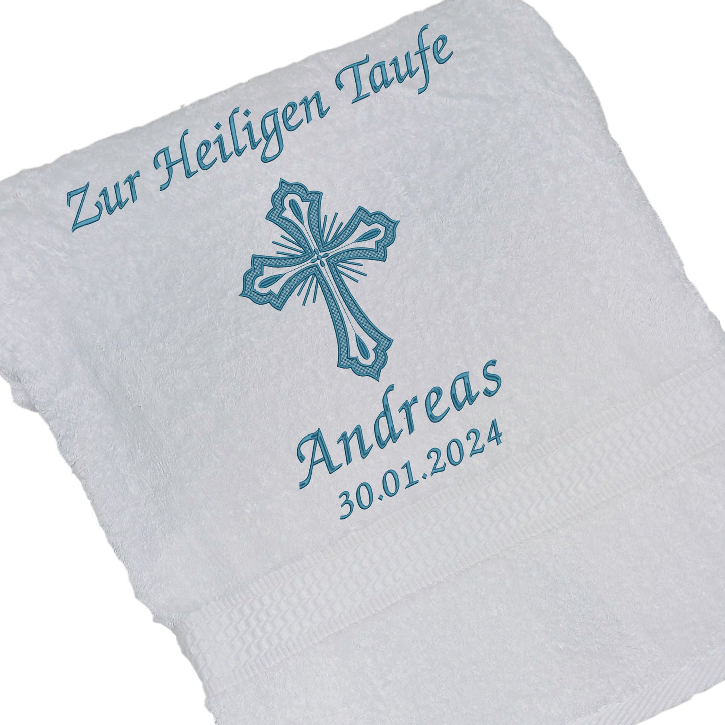 Taufhandtuch "Zur heiligen Taufe"