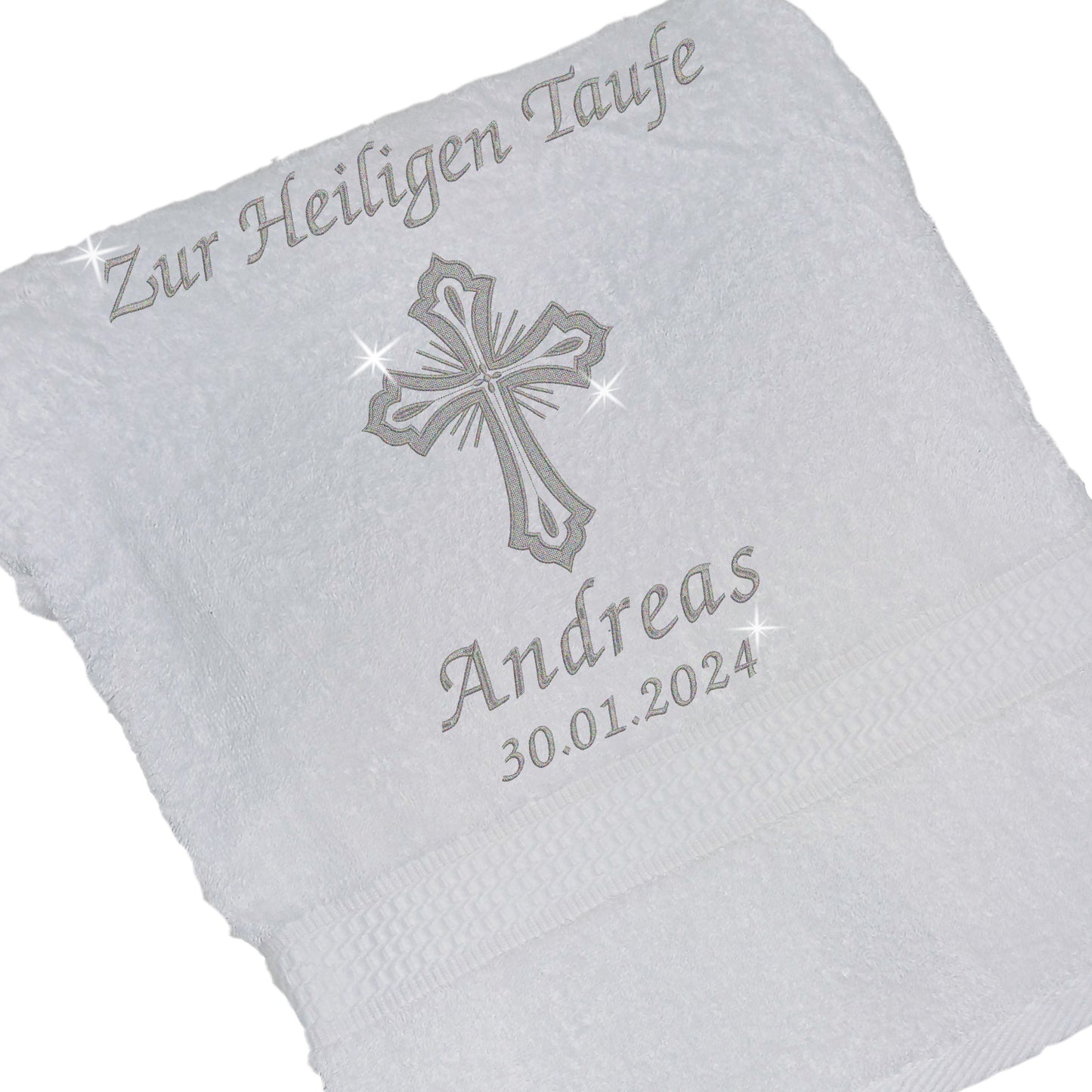 Taufhandtuch "Zur heiligen Taufe"