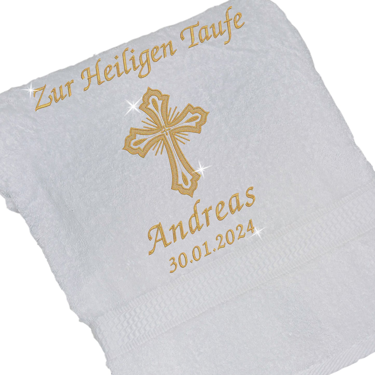 Taufhandtuch "Zur heiligen Taufe"